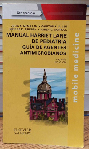 Libro Manual Harriet Lane De Pediatría