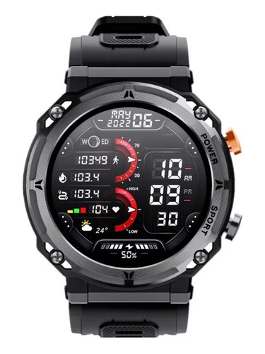 Smartwatch C21pro Reloj Inteligente Táctico Sumergible 1 Atm