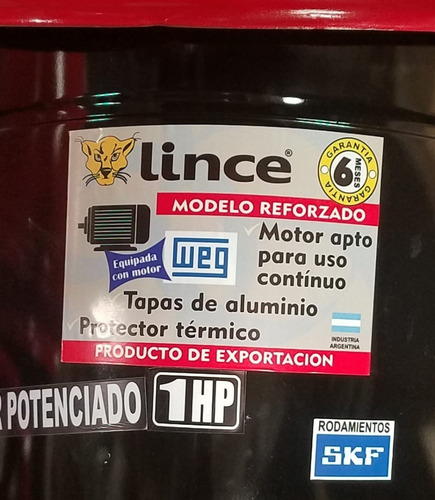 Hormigonera Lince 3052 Color Rojo - 220v