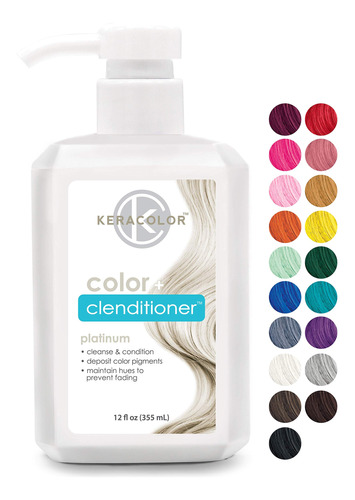 Keracolor Clenditioner - Tinte Para El Cabello, Platino, Sem