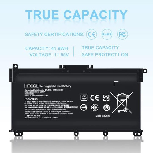 Hto3xl Batería De Repuesto Lht03xl Para Portátil Hp Pavilion