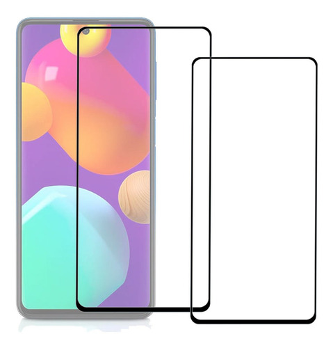 Imagem 3 de 4 de Película De Vidro 3d 9d Compativel Samsung Galaxy M62 6,7