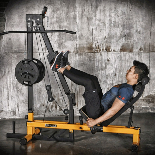 Multi Press Espalda + Prensa Quadriceps - Multi Funcional