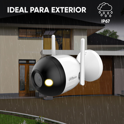 Kit videovigilancia Cronos Cámara Dahua Ip Bala F2C-PV 2MP Wifi Full Color Audio e Microsd 32gb com Accesorios Kit De Cámara Inteligente DH-F2C-PV-32GB Dahua Microsd WDD032G1P0C