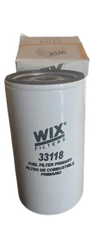 Filtro De Combustible Roscado Wix Filters  Ref 33118