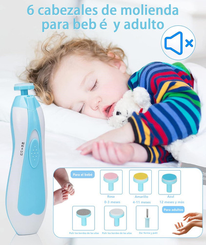 Cuidado Bebé,20pcs Kit Higiene Bebé Con Cortaúñas Azul