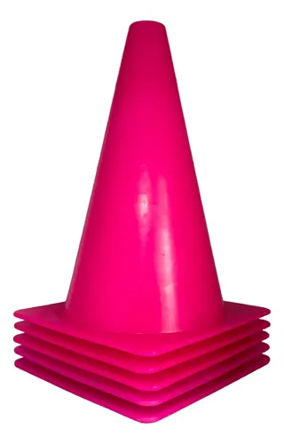 Set Por 5 Conos De Entrenamiento En Polietileno 23 Cm