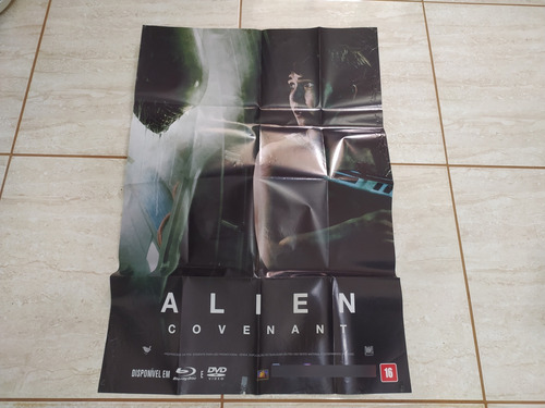 Poster Do Filme: Alien Covenant (de Locadora) Original Usado (Usado)