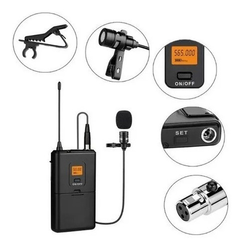 Microfone Lapela Celular Fifine K037 Profissional Sem Fio