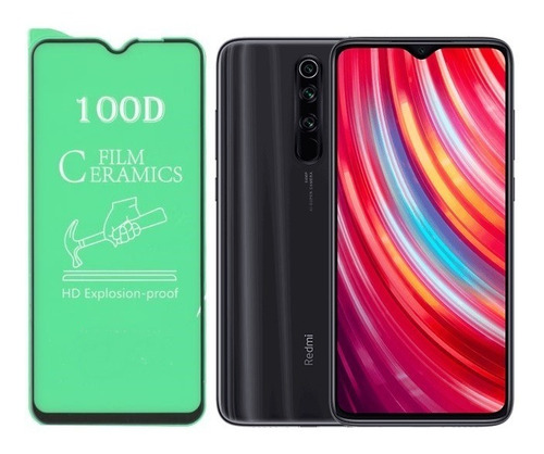 Vidrio Protector Cerámica Clear Redmi Note 8 Pro Tienda