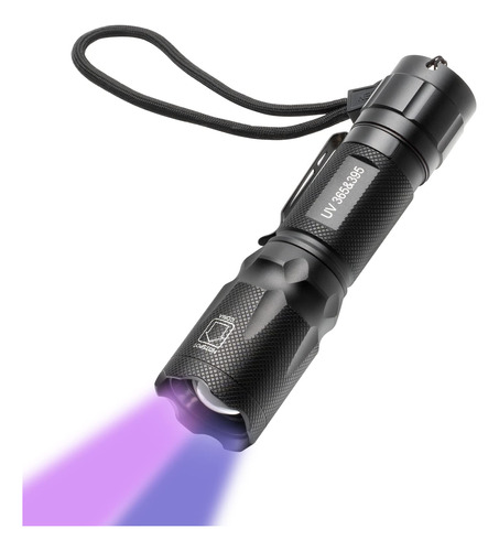 Linterna Uv De 365 Nm Y 395 Nm, Potente Luz Negra, Lmpara De