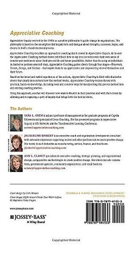 Book : Appreciative Coaching A Positive Process For Change