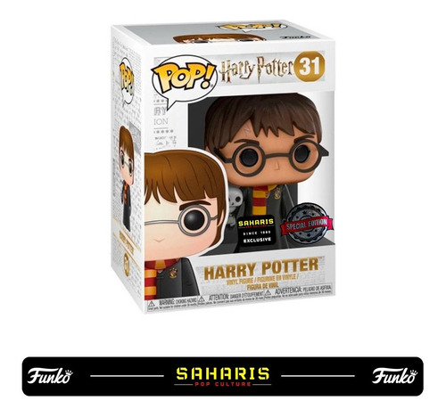 Imagen 2 de 8 de Funko Pop Harry Potter With Hedwig 31 Exclusivo Saharis
