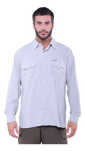 Camisa Hombre Botsuana Montagne M/l  Uv50  Secado Rápido