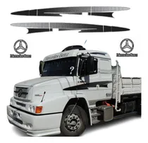 Comprar Kit Franjas Calcos Laterales Mercedes Benz 1634 Silver Negro