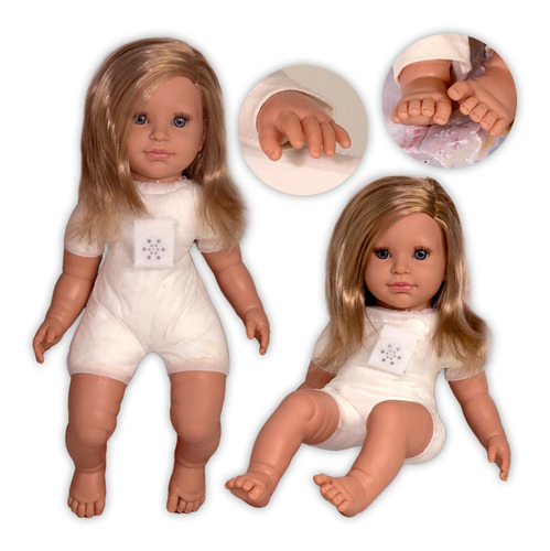 Boneca Realista Xodo Bege Baby Adora Com Roupa De Xodo Bege