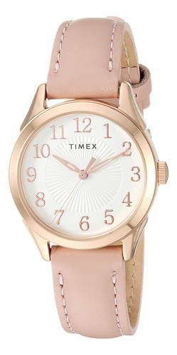 Timex Tw2tbriarwood Para Mujer Reloj Dorado Con Correa De Cu