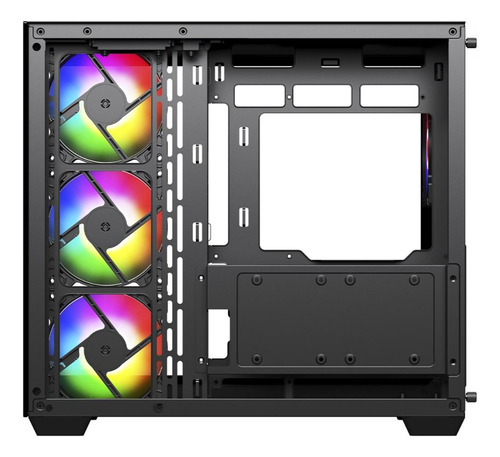 Gabinete Gamer Superframe Fusion, Mid Tower, Preto, Sem Fan