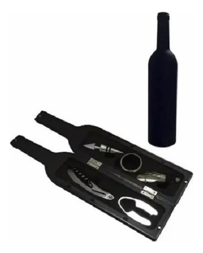 Set Sacacorchos En Forma De Botella Destapador De Vinos