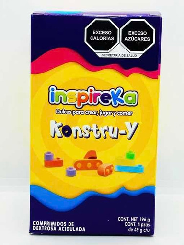 Konstru-y Caramelo Armable Inspireka 8 Pz De 49 G C/u