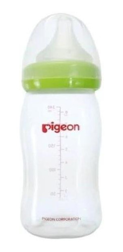 Biberon Pigeon Peristaltico Cuello Ancho 240ml/8oz 3m+ Y