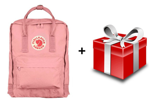 Mochila Fjallraven Kanken 16 L Pink Rosa Claro + Regalo