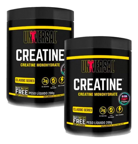 Creatina Universal Nutrition 200 + 200g