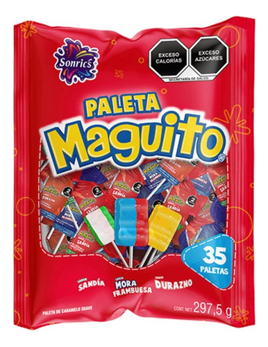 Sonric's Paleta Maguito 35 Piezas