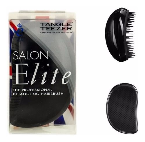 Imagem 3 de 5 de Escova Tangle Teezer Salon Elite Black + Brinde