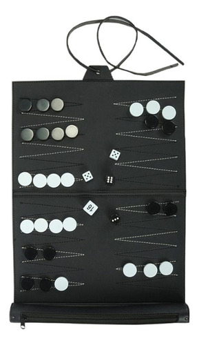 Classic Portable Family Pu Leather Roll-up Tournament