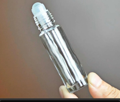 Imagen 2 de 3 de Envase Frasco Botella Vidrio Perfumero Roll-on 10 Cc,