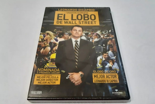 El Lobo De Wall Street, Scorsese - Dvd 2014 Nuevo Nacional