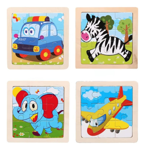 F Rompecabezas De Madera Para Niños, Tablero De