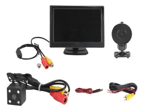 Kit Monitor Pantalla+4led Universal Para Cámara De Visión Tr