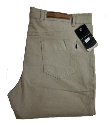 Pantalón Talla Extra Grande Gabardina Elastizada.