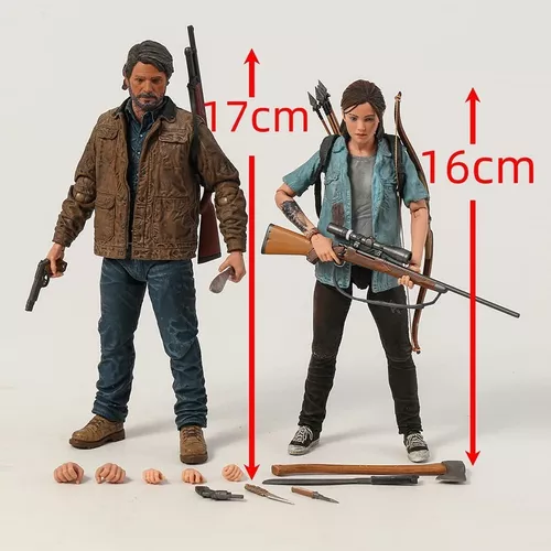 Action Figure The Last Of Us 2 Joel Ellie Neca C/acessórios