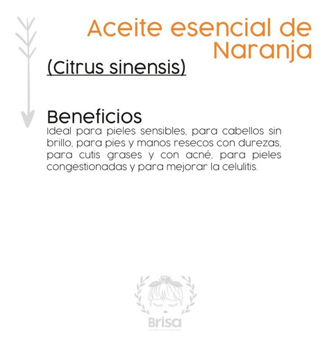 Imagen 2 de 7 de Aceite Esencial Naranja Aromaterapia Difusores