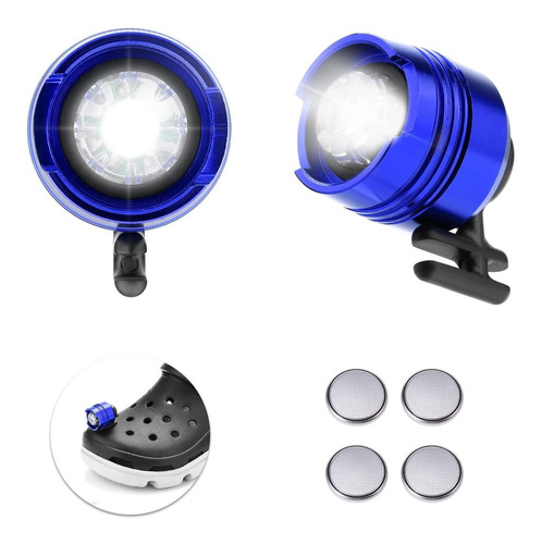 2 Faros Delanteros Para Zapatos, Luces Led Con 3 Modos De Il