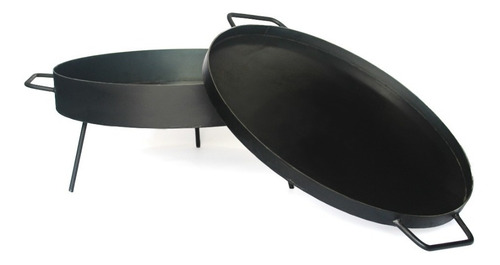 Disco De Arado Paellera Grande 55 Cm mas Mechero Quemador A Gas 47 Cm y Tapa Bifera Nicstore