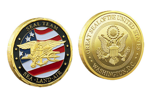 Medalla Coleccionable Us American Eagle Marine Corp
