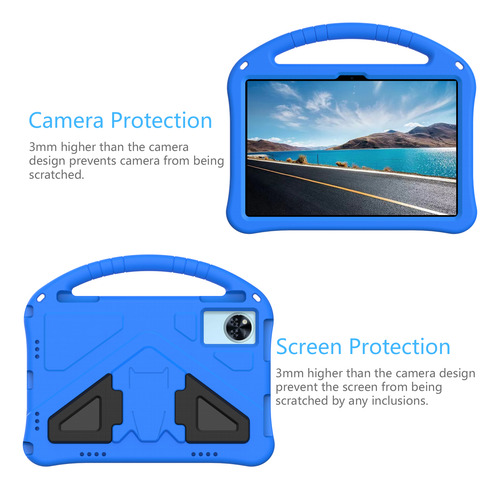 Funda Universal De Eva Con Soporte Para Doogee U11 Pro 2025, 11 Pulgadas, Para Niños, Funda Con Soporte Portátil Para La Mano, A Prueba De Golpes