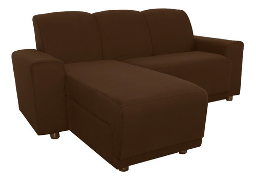 Sillon Juego De Living Comedor Sofa Chaise Long Gris Plaza