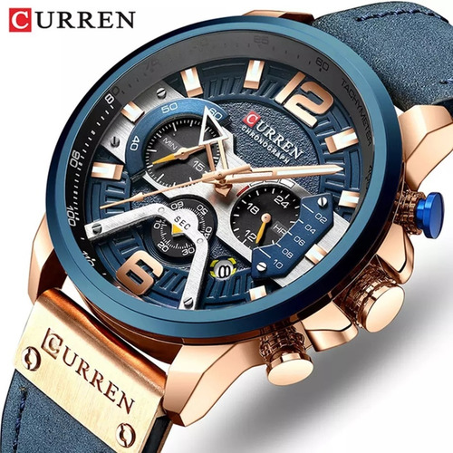 Relógio Masculino Currren De Luxo Original Esportivo 8329