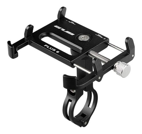 Soporte Porta Celular Para Bicicleta De Aluminio - Negro