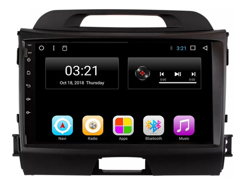 Auto Radio Android Kia Sportage 2010-2016 2gb + 32gb