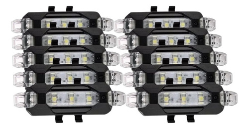 Imagen 1 de 10 de Luces Para Bicicleta Led Recargable Usb Delantera Pack X 10u