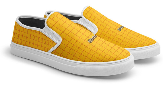 vans slip on amarelo