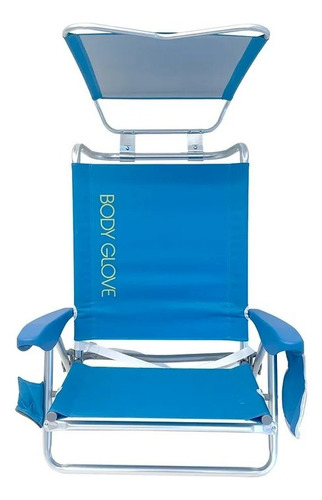 Silla De Playa Body Glove De 5 Posiciones Con Visera