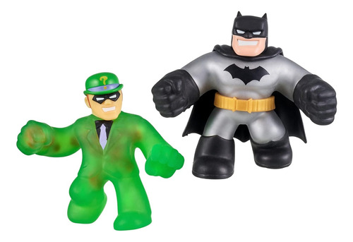 Heroes Of Goo Jit Zu Dc - Batman Metálico Vs The Riddler