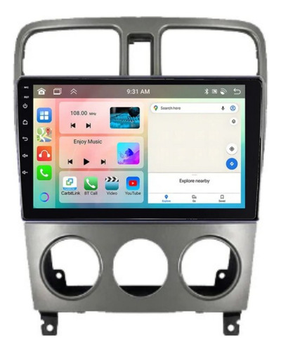 Radio 9 PuLG Android Auto Carplay Subaru Forester 2004-2008